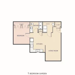One Bedroom Garden/Flat